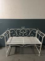 Tuin bankje wit, Ophalen of Verzenden, Zo goed als nieuw, Kunststof