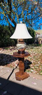 Lamp met chinese beschildering op voet., Ophalen, Zo goed als nieuw, Minder dan 50 cm
