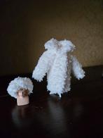 Poppenhuis bontjasje met muts - handgemaakt, Ophalen of Verzenden