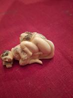 Emoties beeldje waarschijnlijk  ivoor, Antiek en Kunst, Ophalen of Verzenden