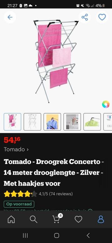 Wasrek droogrek, inklapbaar  beschikbaar voor biedingen