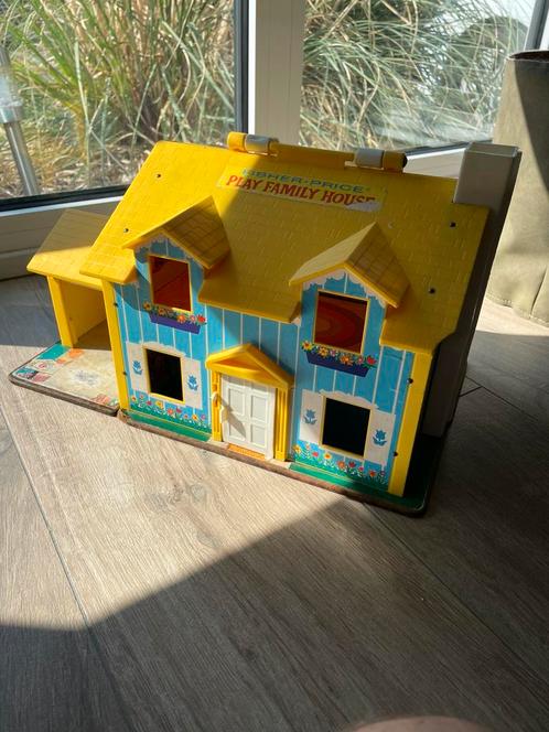 Vintage Fisher Price Play Family House  uit 1969, Antiek en Kunst, Antiek | Speelgoed, Ophalen of Verzenden