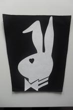 Playboy bunny LOGO kledingembleem back patches backpatch, Hobby en Vrije tijd, Nieuw, Verzenden