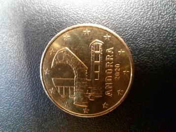 Andorra 2020 50 eurocent  beschikbaar voor biedingen