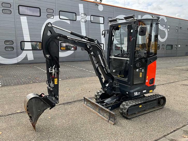 2022 Eurocomach 18ZT Minigraafmachine, Zakelijke goederen, Machines en Bouw | Kranen en Graafmachines, Graafmachine