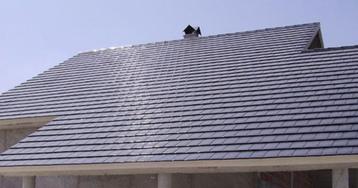 Vlakke platte dakpannen hoge kwaliteit mooie afbouw