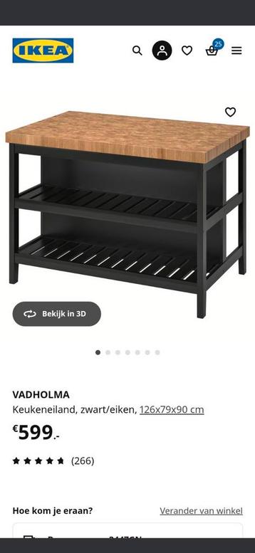 Vadholma keukeneiland van Ikea - afbeelding 8