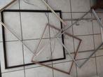5 Metalen schilderij/foto lijsten, Huis en Inrichting, Woonaccessoires | Lijsten, Ophalen, Minder dan 50 cm, 50 tot 75 cm, Zo goed als nieuw