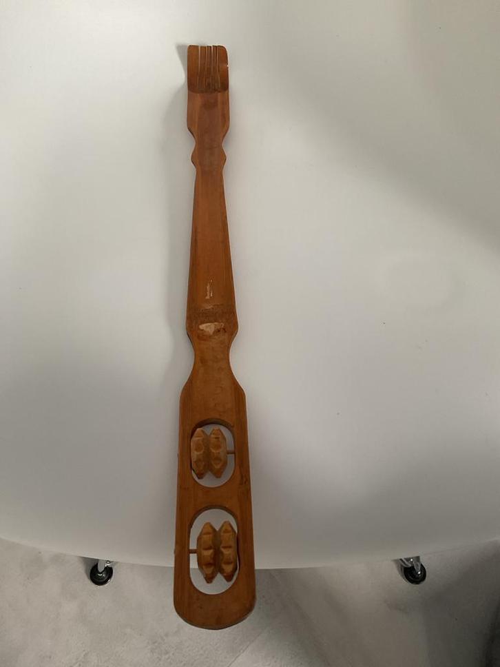Houten Ruggenkrabber / Massage Tool, Antiek en Kunst, Curiosa en Brocante, Ophalen of Verzenden