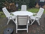 Tuinset, Ophalen, 4 zitplaatsen, Kunststof, Gebruikt