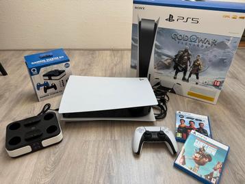 Playstation 5 met Games en Accessoires! beschikbaar voor biedingen