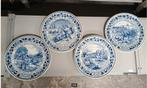 4 wandborden Seizoenborden Royal Goedewaagen Blue Delft, Antiek en Kunst, Ophalen of Verzenden