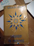 Vrijheid  en Meditatie. J. Krishnamurti, Ophalen of Verzenden, Gelezen, Grafische vormgeving