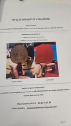 Gezocht: Mizutani ZLC met Dignics 80 rubbers, Sport en Fitness, Tafeltennis, Ophalen, Net, Batje(s) of Balletje(s)