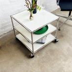 USM Haller - Bijzettafel - wit, 45 tot 60 cm, Minder dan 55 cm, Verzenden, Zo goed als nieuw