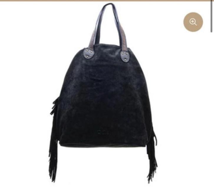 Cha suede fringe tas real leather, Sieraden, Tassen en Uiterlijk, Tassen | Damestassen, Zo goed als nieuw, Shopper, Ophalen of Verzenden