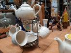 Countryfield Koffie/Theeservies met Rek, Keramiek, Ophalen of Verzenden, Zo goed als nieuw, Overige stijlen