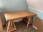 Bureau IKEA - blad kurk 150x75cm, Huis en Inrichting, Bureaus, Ophalen, Gebruikt, Bureau