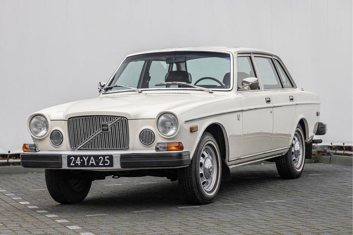 Volvo 164 E Automaat LPG (bj 1974), Auto's, Oldtimers, Bedrijf, Te koop, Volvo, LPG, Sedan, Automaat, Geïmporteerd, Wit, Achterwielaandrijving