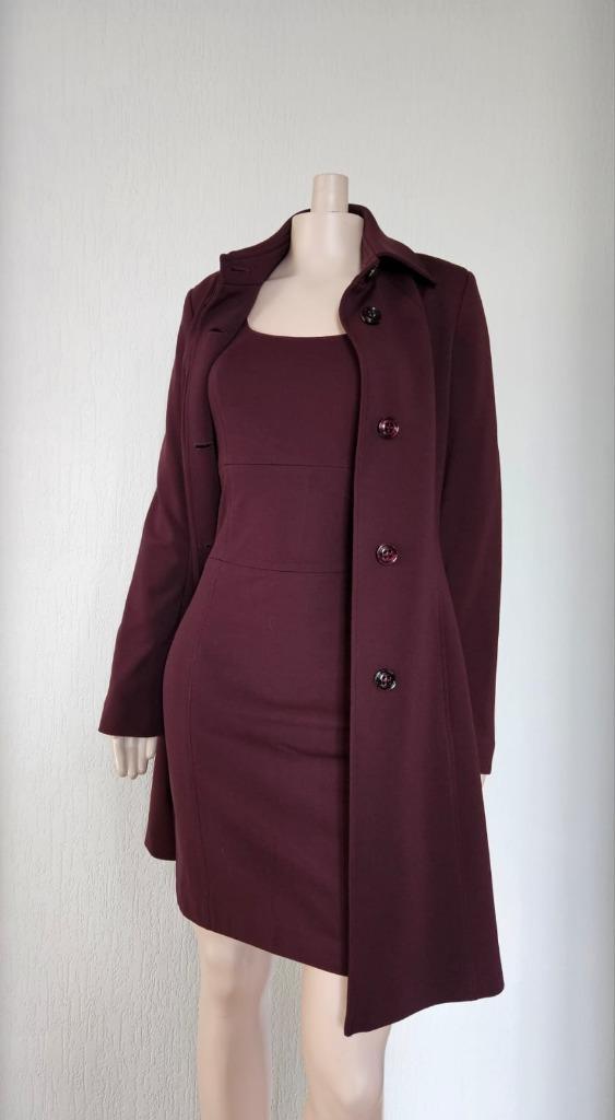 Guess by Marciano stijlvolle set jurk + jas maat 36, Kleding | Dames, Jassen | Winter, Zo goed als nieuw, Maat 36 (S), Overige kleuren