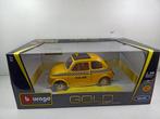 bburago 1/18  fiat 500 taxi, Ophalen of Verzenden, Zo goed als nieuw, Bburago