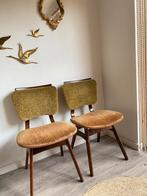 2 vintage stoelen jaren ‘60, Ophalen, Hout, Gebruikt, Twee