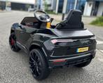 Lamborghini Urus 12v zwart RC - Leer - Rubberbanden - FM Ra, Kinderen en Baby's, Speelgoed | Buiten | Accuvoertuigen, Ophalen of Verzenden