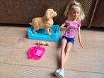 Barbie hond met puppies, Kinderen en Baby's, Speelgoed | Poppen, Ophalen of Verzenden, Zo goed als nieuw, Barbie