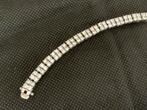 Prachtige Zilveren (925) Armband met 2 rijen Zirkonia’s, Ophalen of Verzenden, Zo goed als nieuw, Zilver