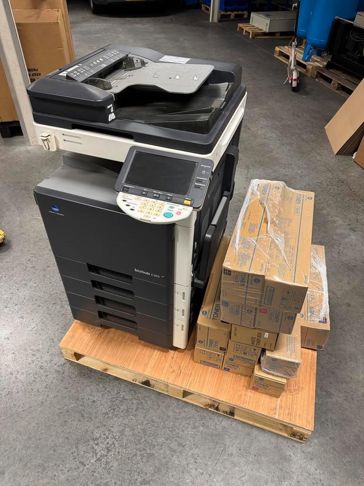 Konica Minolta Bizhub C203 printer (kleur), Computers en Software, Printers, Gebruikt, All-in-one, Ophalen