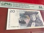 Zweden 20 Kronor 1994-1995 PMG64 5590637861 P61b, Ophalen of Verzenden, Overige landen, Los biljet