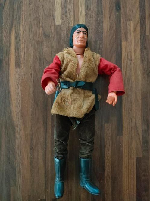 Tonto Actiefiguur - Lone Ranger - Gabriel Toys 1973, Verzamelen, Poppetjes en Figuurtjes, Gebruikt, Ophalen of Verzenden