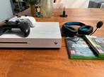 Xbox One S, twee controllers, Headset, COD BO6 & MW2, 500 GB, Xbox One, Met 2 controllers, Ophalen of Verzenden