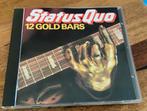 CD STATUS QUO 12 GOLD BARS 1980 VERTIGO GERMANY, Verzenden, Zo goed als nieuw, Rock-'n-Roll