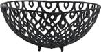 Light & Living Schaal Galuxa - Zwart - Ø39cm, Overige materialen, Schaal, Rond, Nieuw