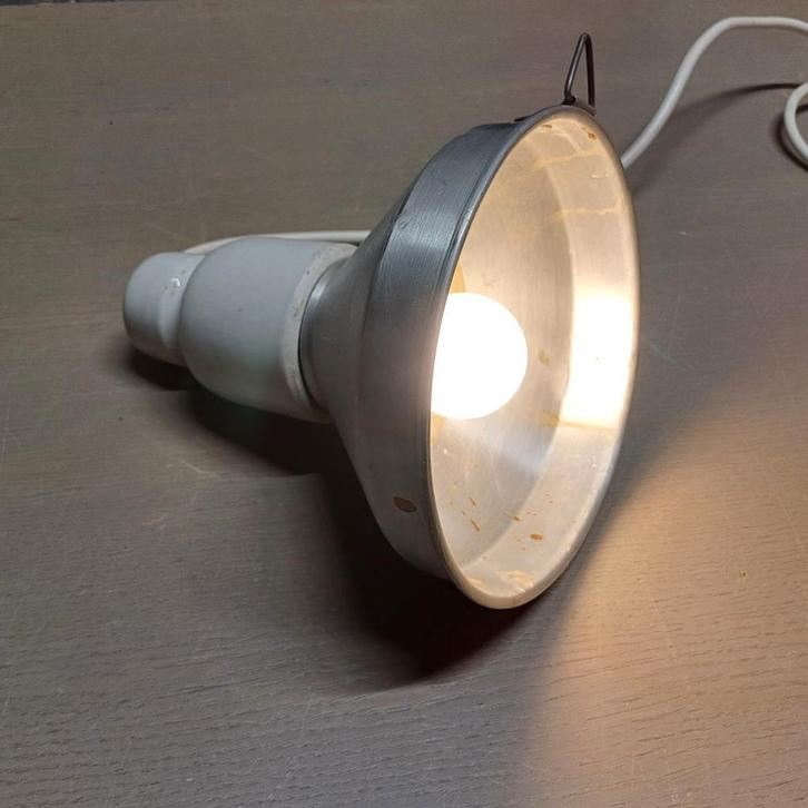 INDUSTRIEEL VINTAGE PORSELEIN ISOLATOR LAMP, Huis en Inrichting, Lampen | Overige, Zo goed als nieuw, Ophalen of Verzenden