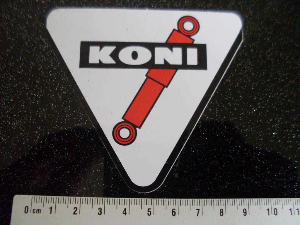 sticker koni logo middel zwarte rand schokbrekers, Verzenden, Zo goed als nieuw, Merk