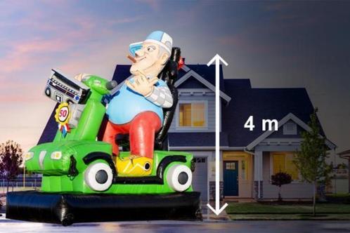 Abraham pop op Schootmobiel te huur, landelijke bezorging mo, Hobby en Vrije tijd, Feestartikelen | Verhuur, Zo goed als nieuw