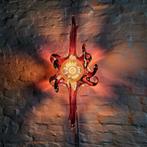 Vintage Murano glazen wandlamp., Ophalen of Verzenden