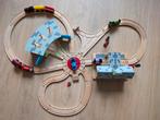 Houten Treinbaan Set brio, thomas trein remise, Ophalen, Gebruikt