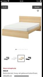 IKEA bed 140 met ladekastje en verstelbare 2p. lattenbodem, Huis en Inrichting, Slaapkamer | Bedden, Gebruikt, Ophalen of Verzenden
