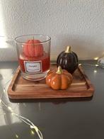 Herfst setje kaarsen 🍂🎃, Ophalen of Verzenden, Hout, Kaars, Minder dan 25 cm