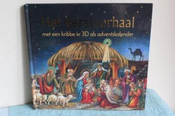 Het Kerstverhaal met een kribbe in 3D als adventskalender  beschikbaar voor biedingen