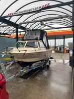 Beekman visboot binnen kant nieuw stoelen bodem accu’s, Watersport en Boten, Speedboten, Minder dan 70 pk, Benzine, Buitenboordmotor