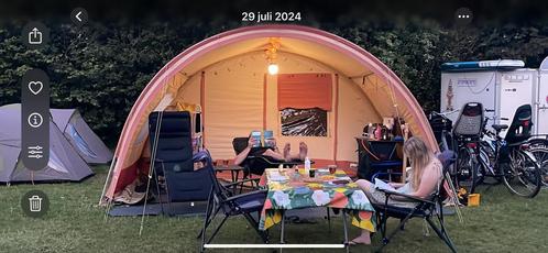 6 persoons tent, waterdicht, ruim, Caravans en Kamperen, Tenten, Gebruikt, Ophalen