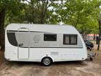 Knaus Sport 420 QD, uit 2018, Caravans en Kamperen, Caravans, Vast bed, Treinzit, Particulier, 4 tot 5 meter