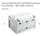 Festool SYS 3-SORT Sortainer met 4 lades, Ophalen of Verzenden, Gebruikt