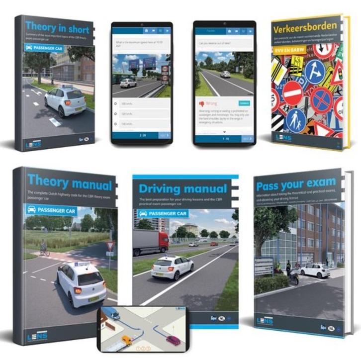 Auto Theorieboek 2025 - Car Theory Book Complete Package, Boeken, Studieboeken en Cursussen, Nieuw, Niet van toepassing, Beta