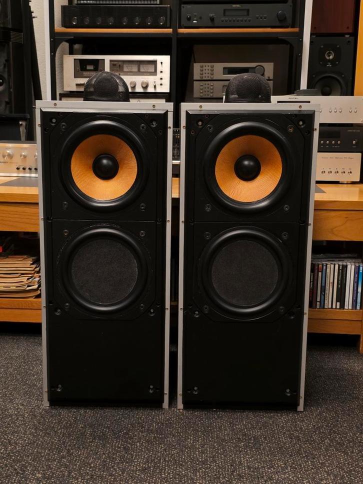 Bowers & Wilkins DM7 Vintage, Audio, Tv en Foto, Luidsprekers, Front, Rear of Stereo speakers, 120 watt of meer, Bowers & Wilkins (B&W)