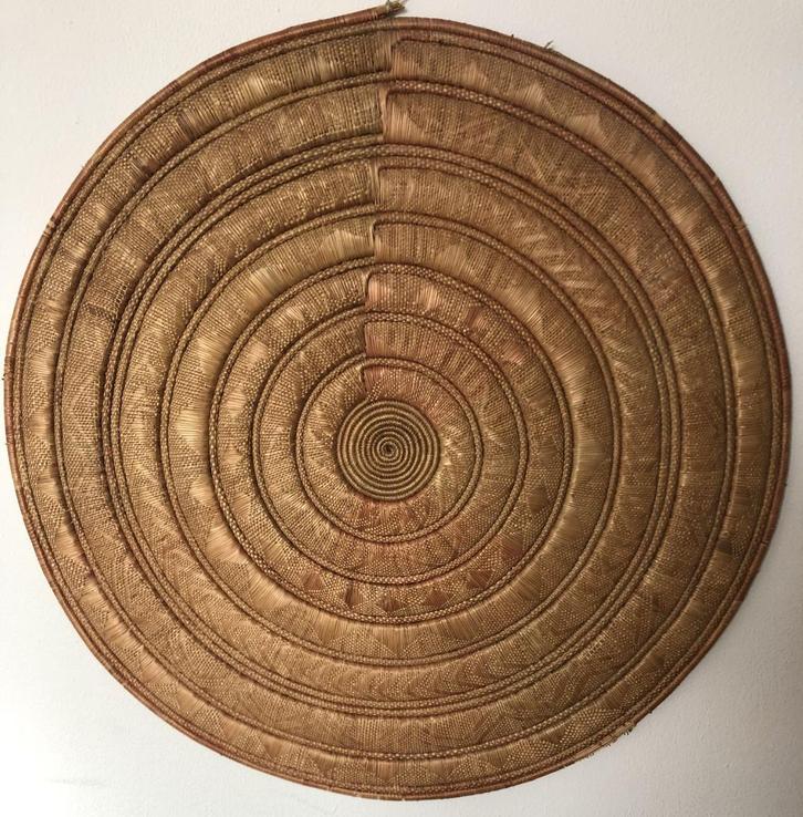 Rond schaal, Huis en Inrichting, Woonaccessoires | Wanddecoraties, Zo goed als nieuw, Ophalen of Verzenden